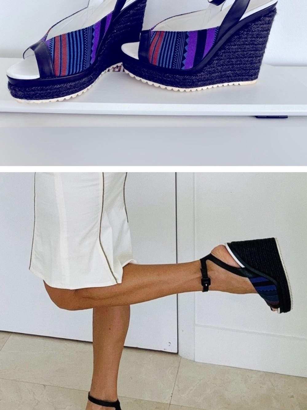 Hermes Wedge Sandals - Picture 2 of 12